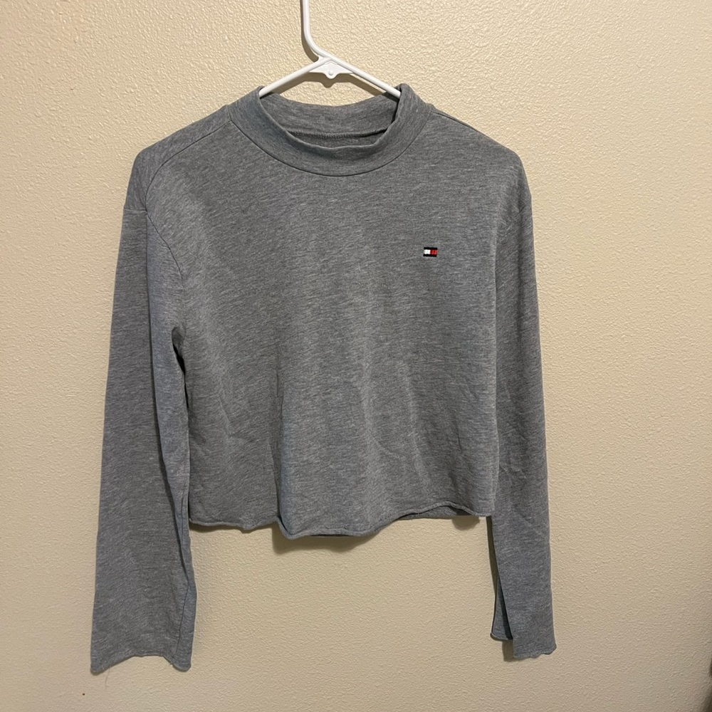 Long sleeve mock neck top